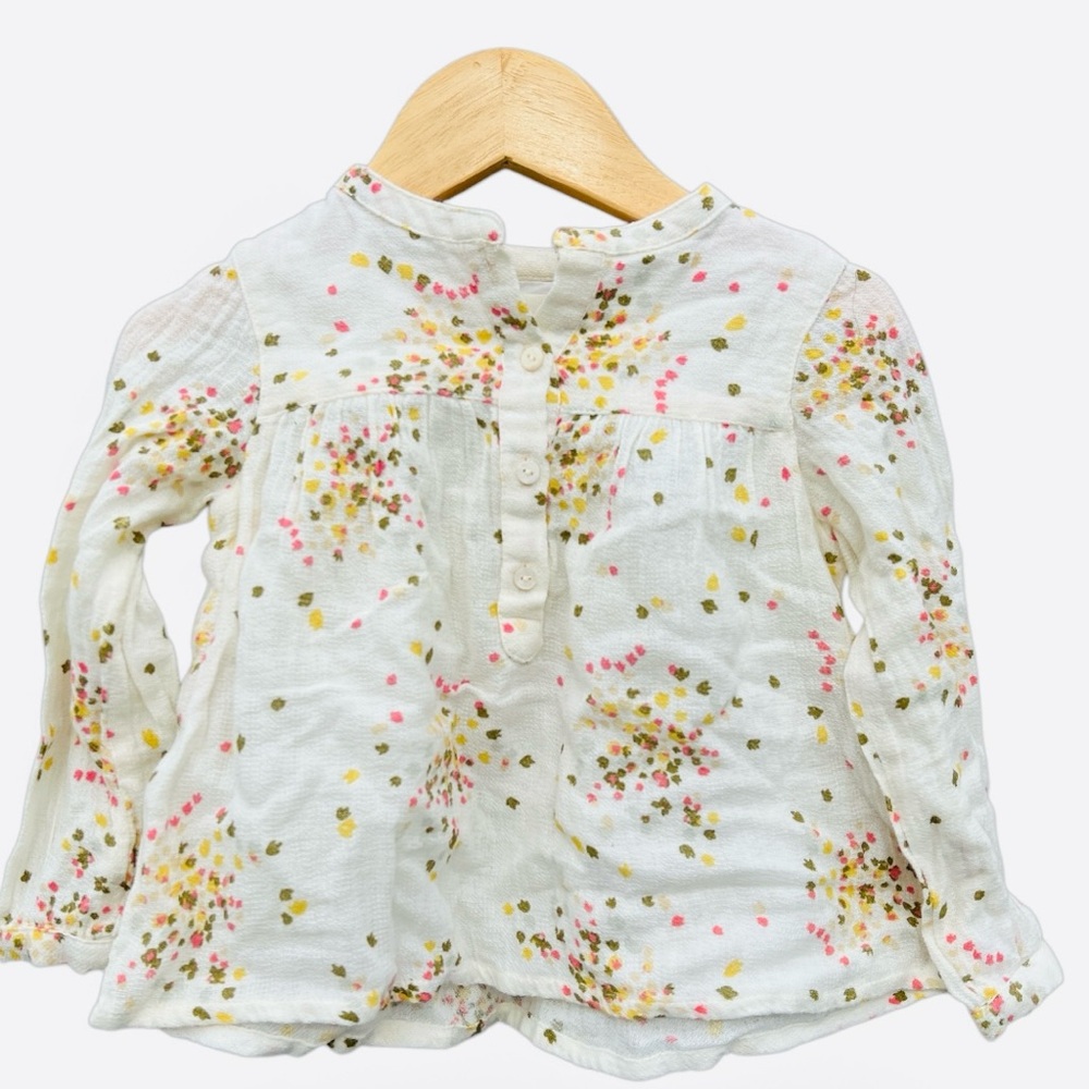 Zara baby girl collection floral print blouse